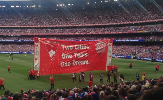 swans 2016 grand final banner AFL